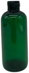 חוות טבעיות 4 גרם ירוק בוסטון BPA בקבוקים בחינם - 8 מכולות ריקות למילוי ריק - שמנים אתרים מוצרי ניקוי - ארומתרפיה | כובע זרבוביות לבן